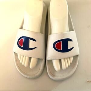 Unisex Slides Champion Sandals Women Size 8M Mens 10 Mint